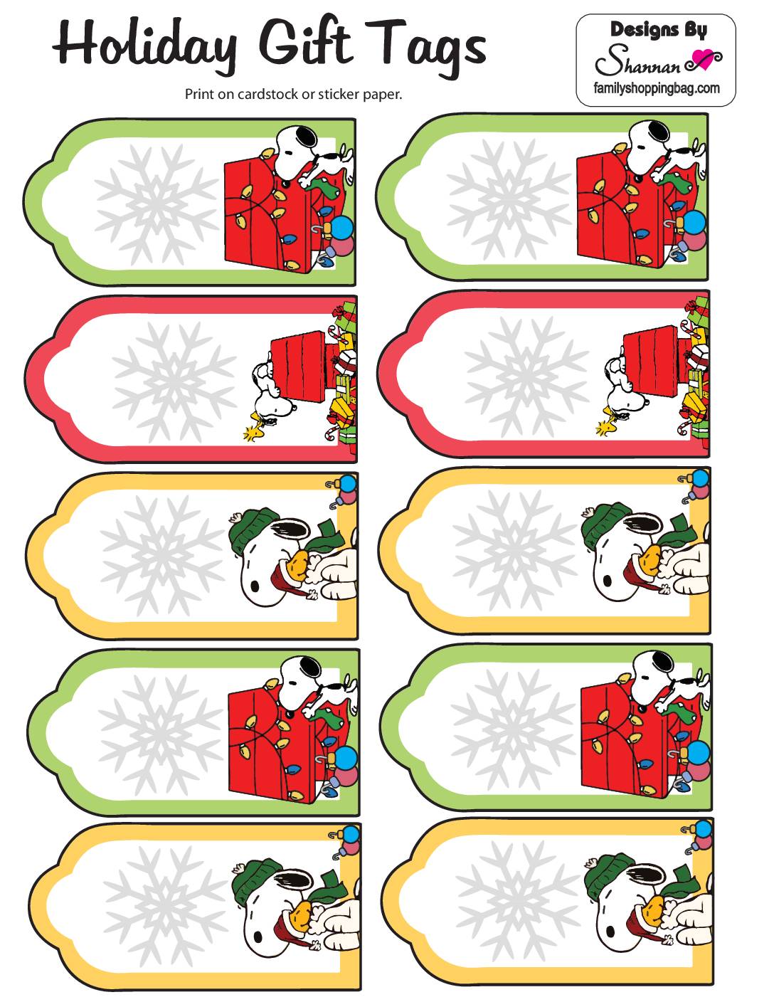 gift tags